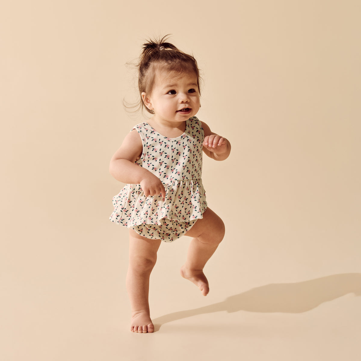 Wilson & Frenchy Organic Crinkle Ruffle Set Little Blossom