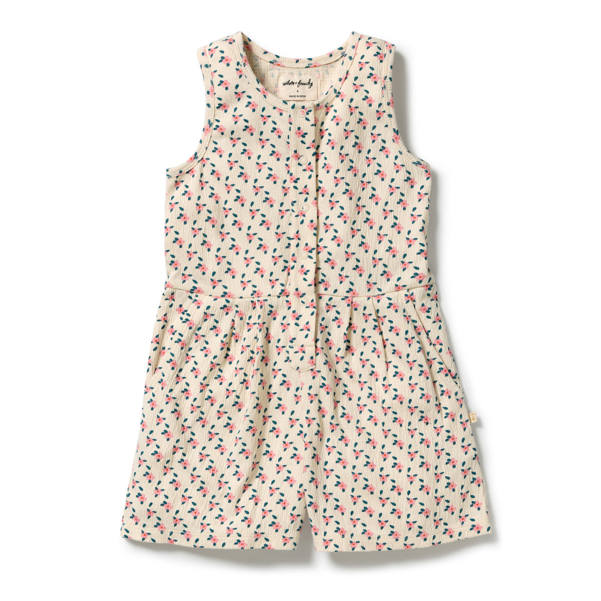 Wilson & Frenchy Organic Crinkle Playsuit | Jumpsuit Little Blossom