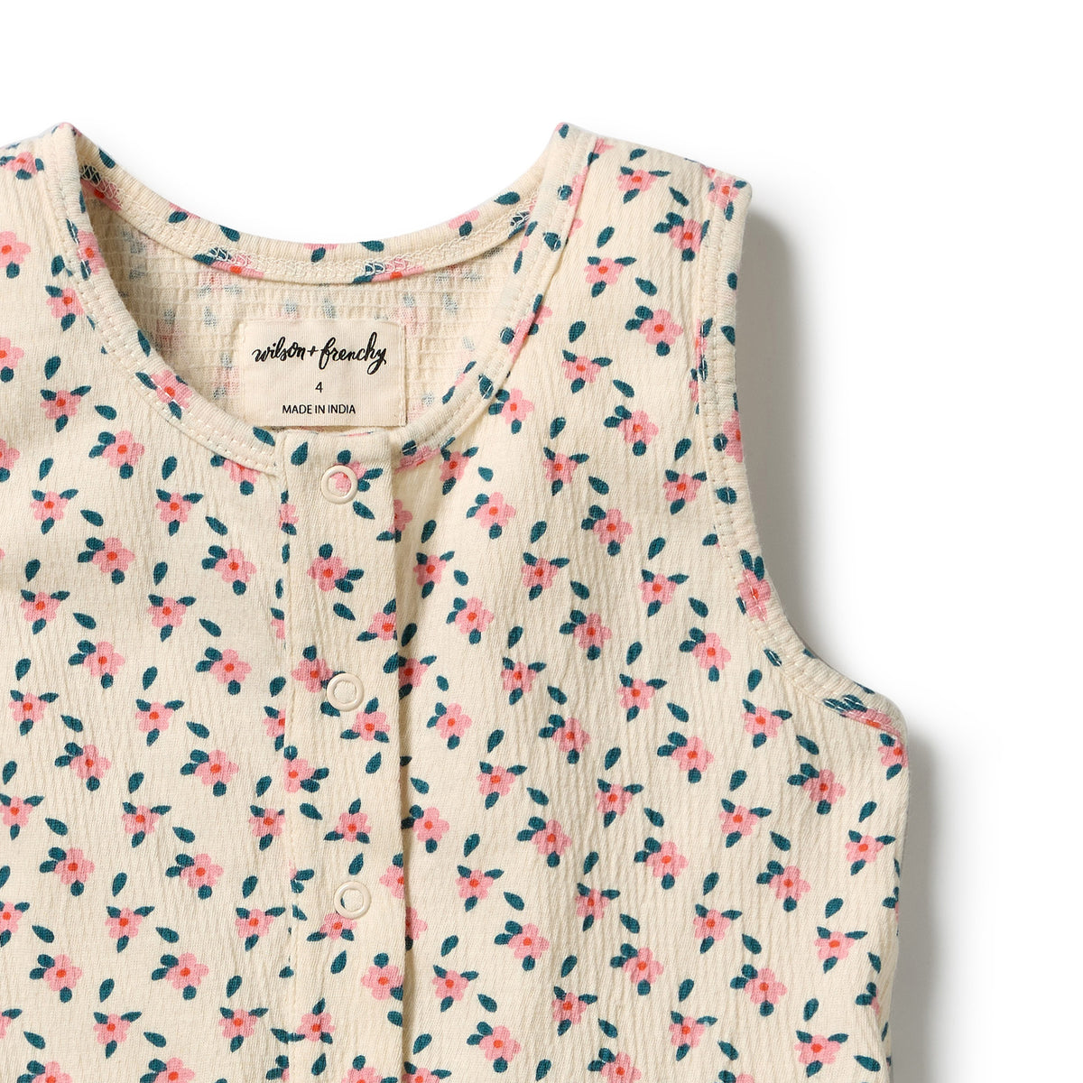 Wilson & Frenchy Organic Crinkle Playsuit | Jumpsuit Little Blossom