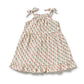 Wilson & Frenchy Organic Crinkle Ruffle Dress Little Blossom