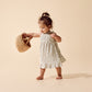 Wilson & Frenchy Organic Crinkle Ruffle Dress Little Blossom