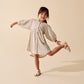 Wilson & Frenchy Organic Crinkle Button Dress Little Blossom