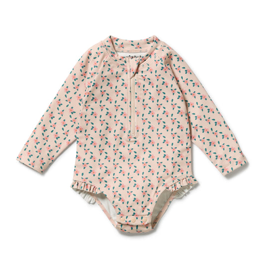 Wilson & Frenchy Long Sleeved Swimsuit Little Blossom