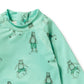 Wilson & Frenchy One Piece Boyleg Swimsuit Skater Club