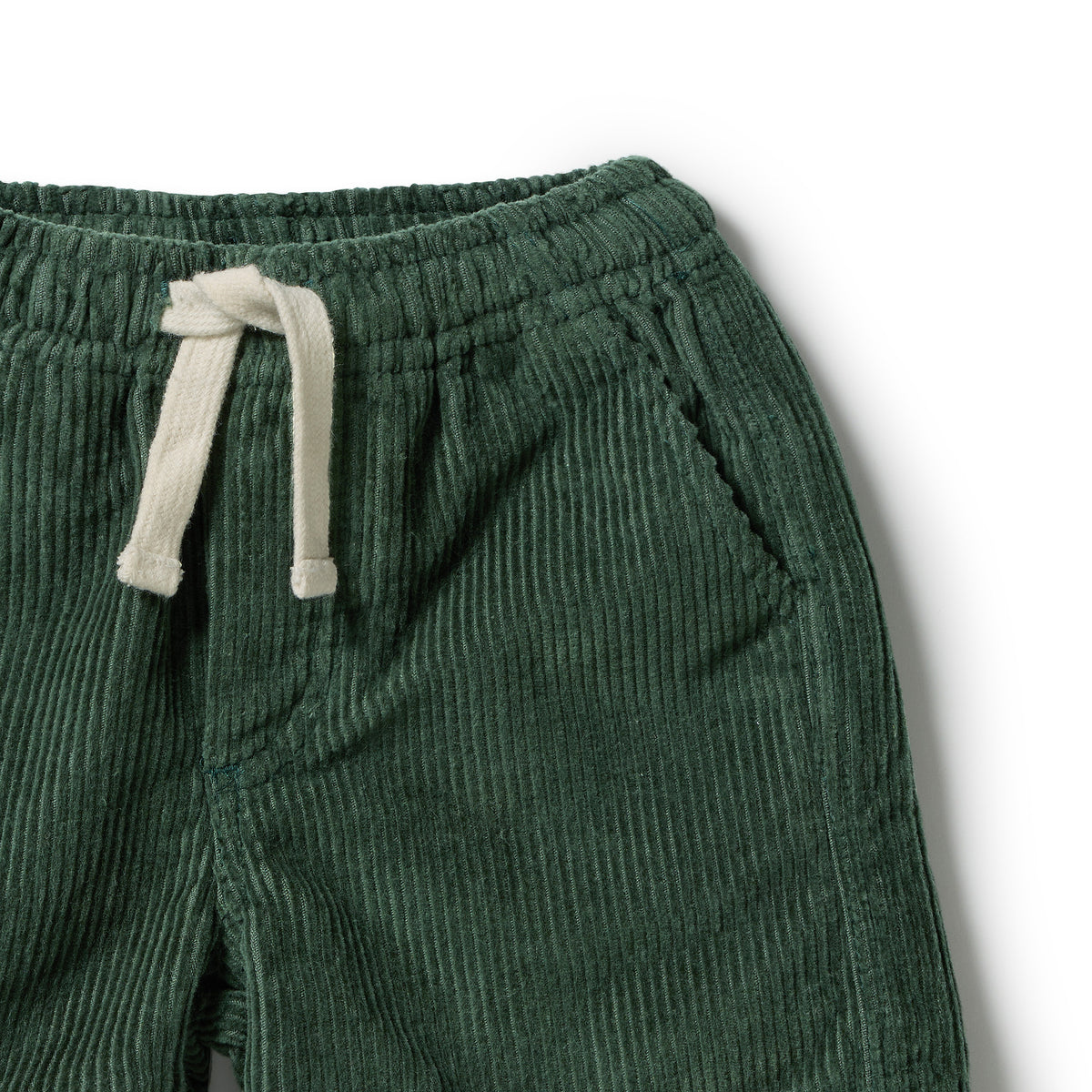 Wilson & Frenchy Organic Cord Short Moss Green
