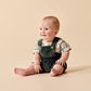 Wilson & Frenchy Organic Cord Overall Moss Green