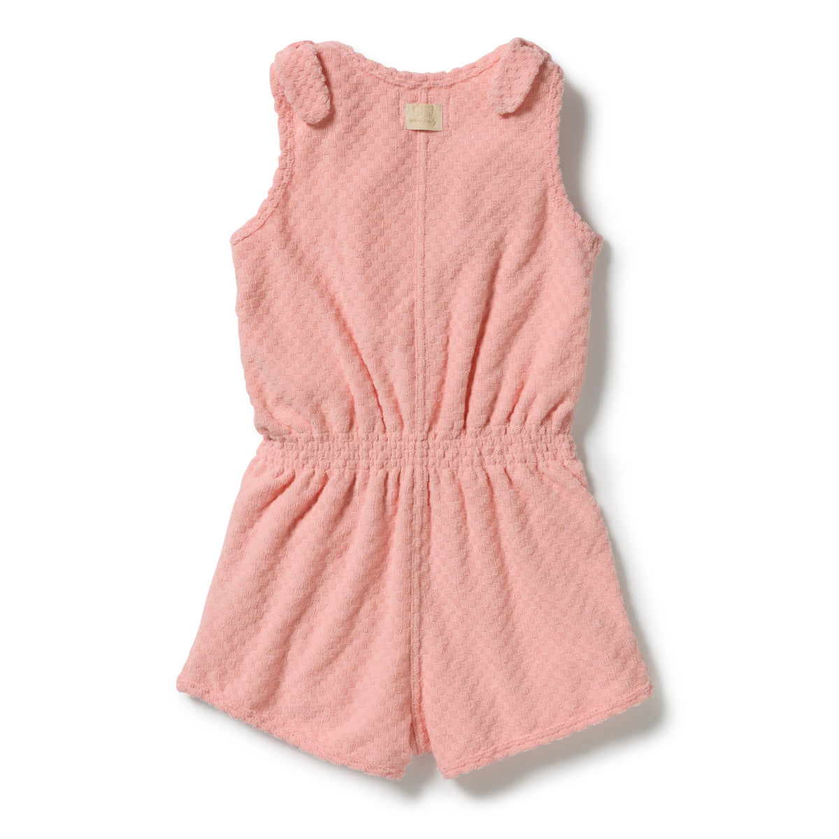 Wilson & Frenchy Organic Terry Playsuit | Jumpsuit Petal Pink Check
