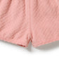 Wilson & Frenchy Organic Terry Playsuit | Jumpsuit Petal Pink Check