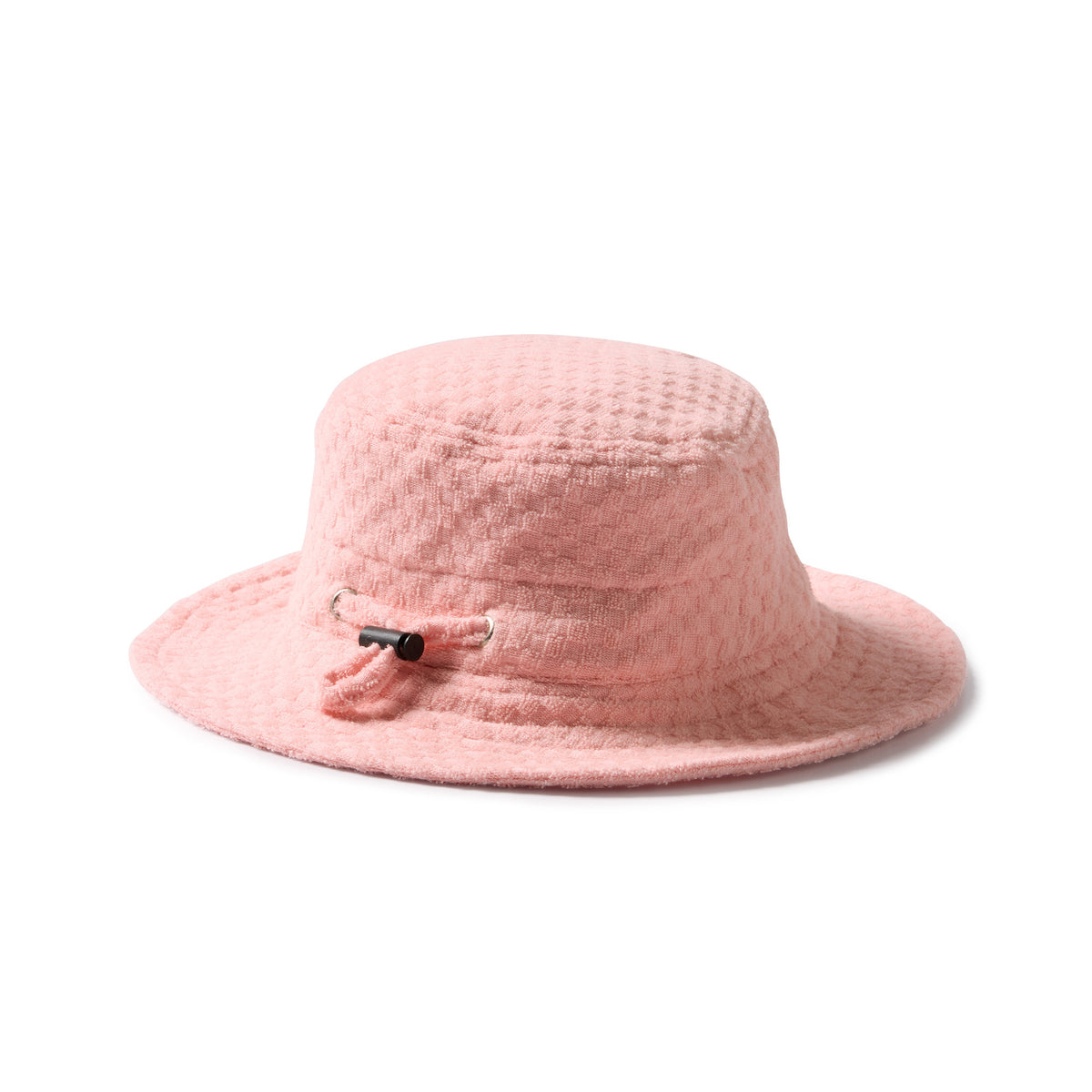 Wilson & Frenchy Organic Terry Sun Hat Petal Pink Check