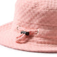 Wilson & Frenchy Organic Terry Sun Hat Petal Pink Check