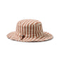 Wilson & Frenchy Organic Terry Sun Hat Cherry Cola Stripe