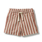 Wilson & Frenchy Organic Terry Short Cherry Cola Stripe