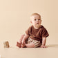 Wilson & Frenchy Organic Terry Short Cherry Cola Stripe