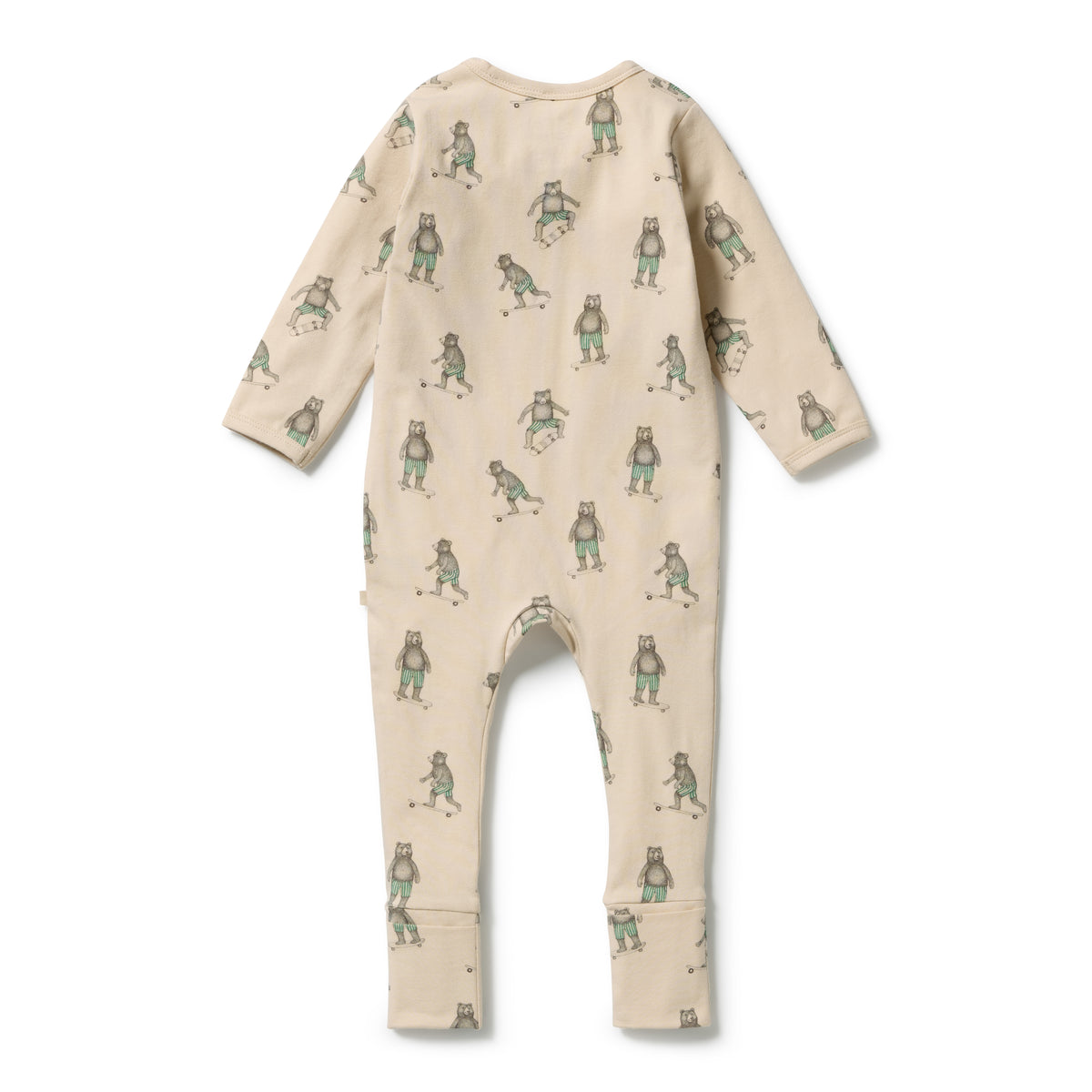 Wilson & Frenchy Organic Zipsuit with Feet Skater Club