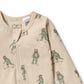 Wilson & Frenchy Organic Zipsuit with Feet Skater Club