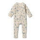 Wilson & Frenchy Organic Zipsuit with Feet Tout est Magique