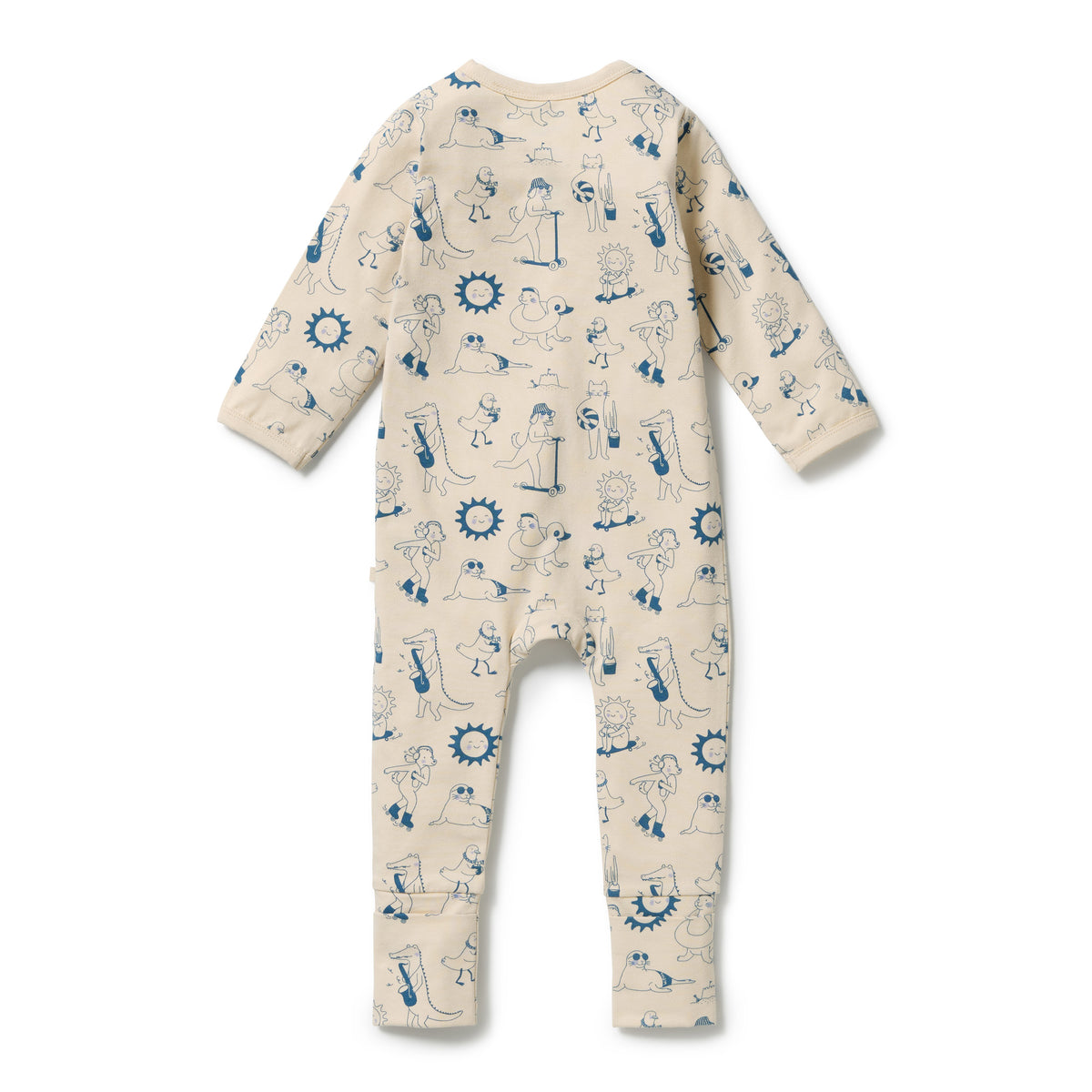 Wilson & Frenchy Organic Zipsuit with Feet Tout est Magique