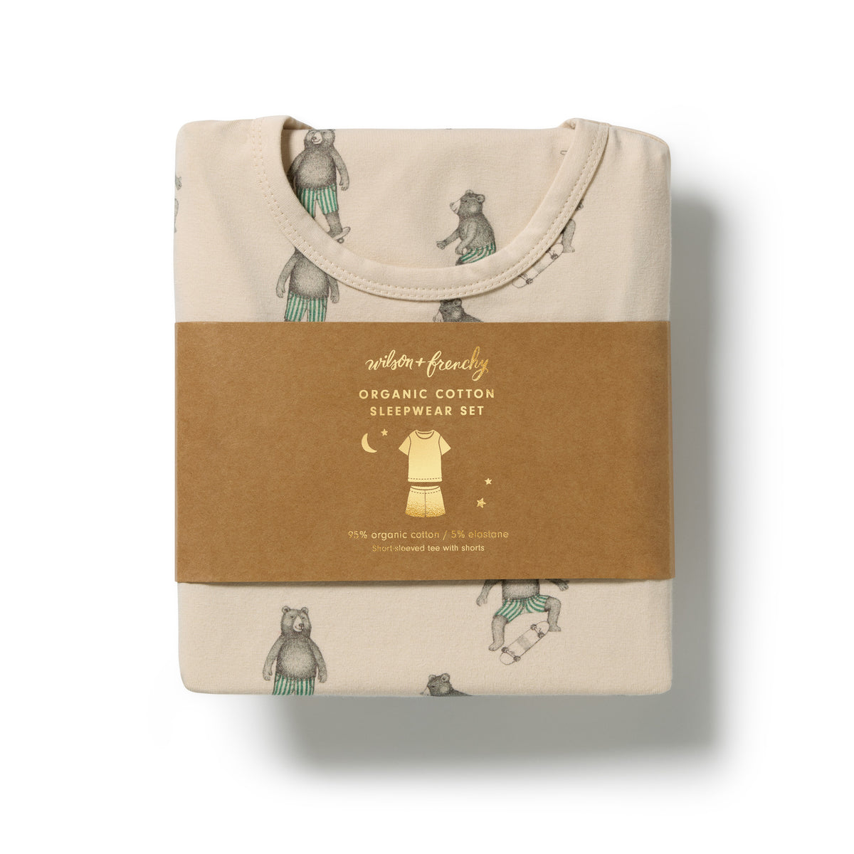 Wilson & Frenchy Organic Short Sleeved Pyjamas Skater Club