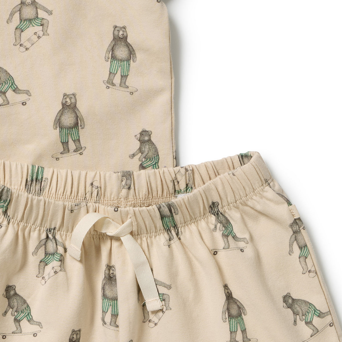 Wilson & Frenchy Organic Short Sleeved Pyjamas Skater Club