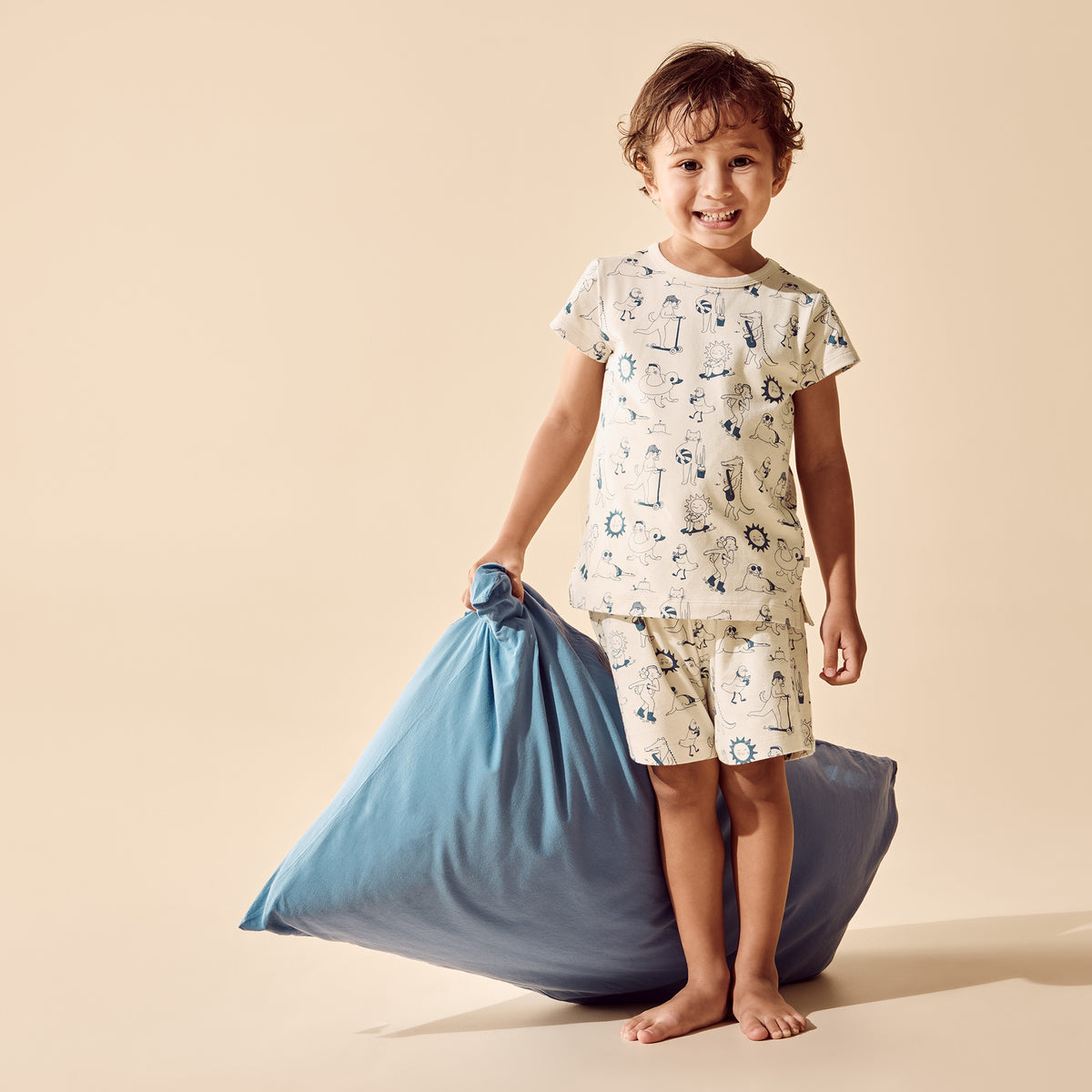 Wilson & Frenchy Organic Short Sleeved Pyjamas Tout est Magique
