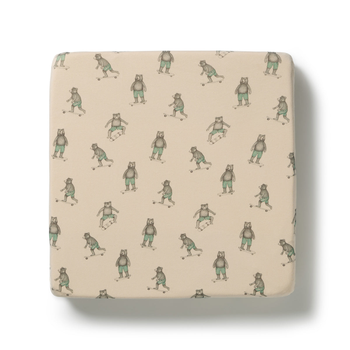 Wilson & Frenchy Organic Cot Sheet Skater Club