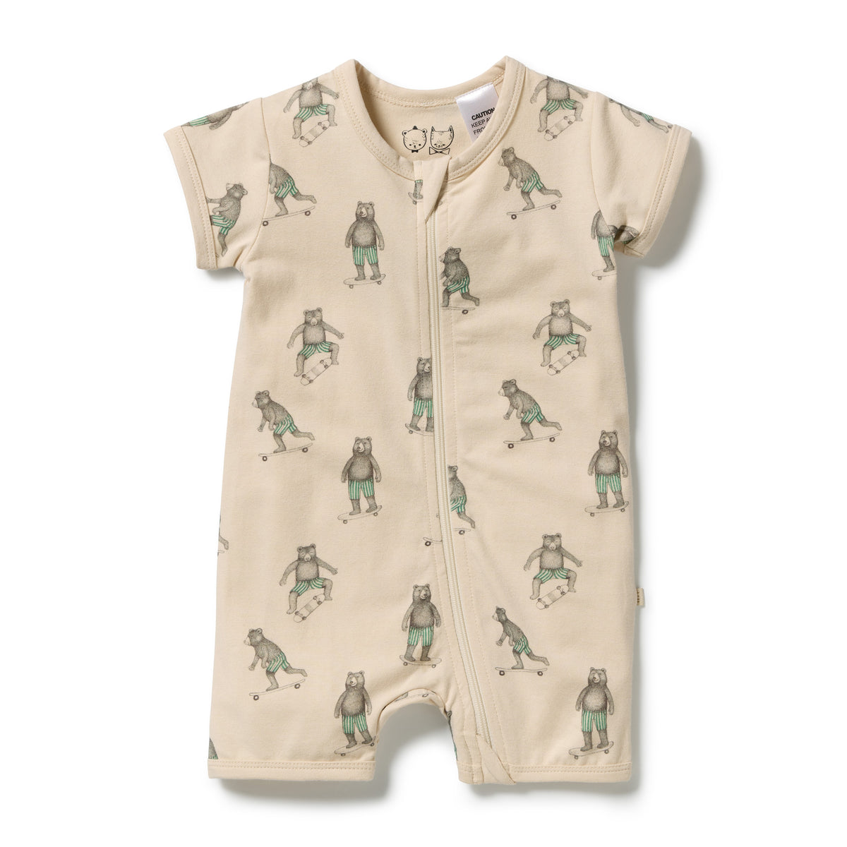 Wilson & Frenchy Organic Boyleg Zipsuit Skater Club