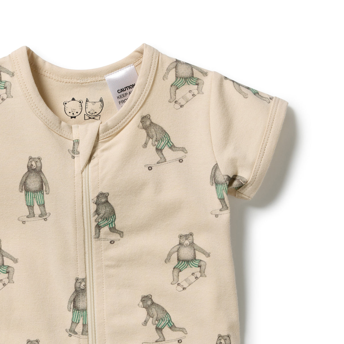 Wilson & Frenchy Organic Boyleg Zipsuit Skater Club