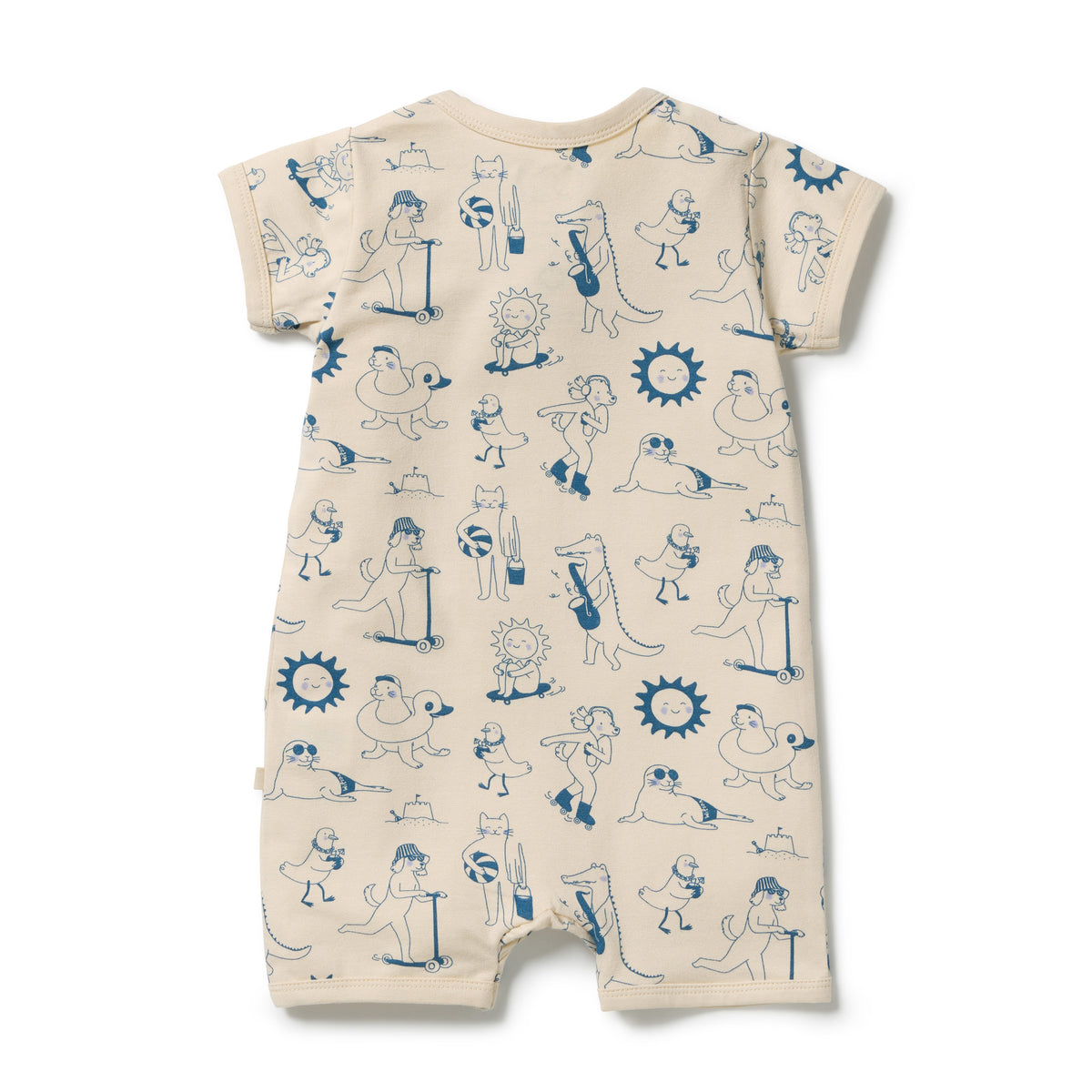 Wilson & Frenchy Organic Boyleg Zipsuit Tout est Magique