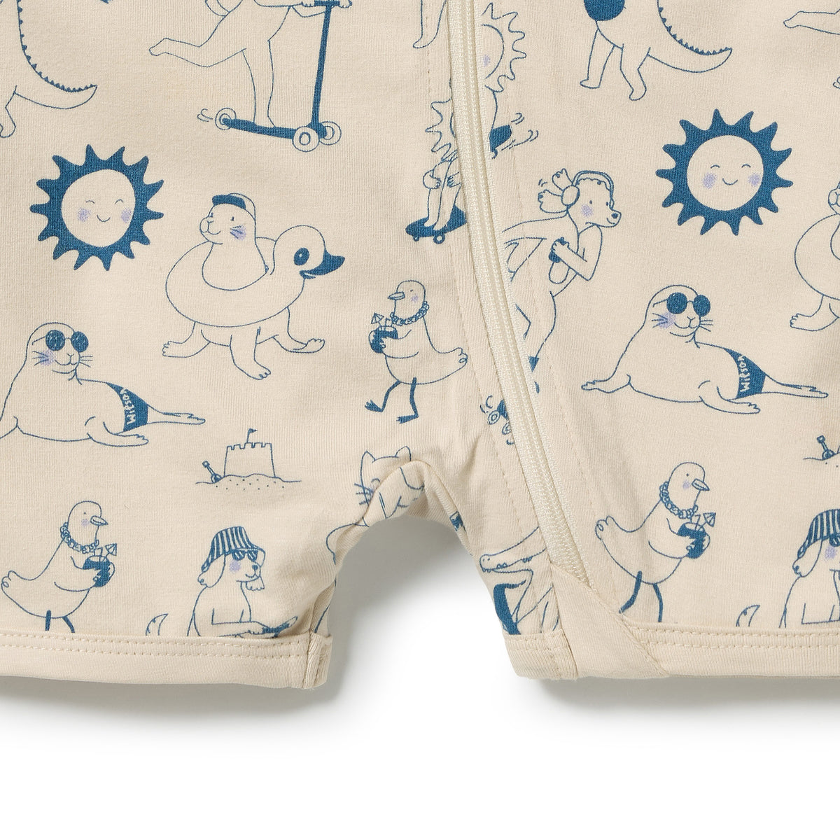 Wilson & Frenchy Organic Boyleg Zipsuit Tout est Magique