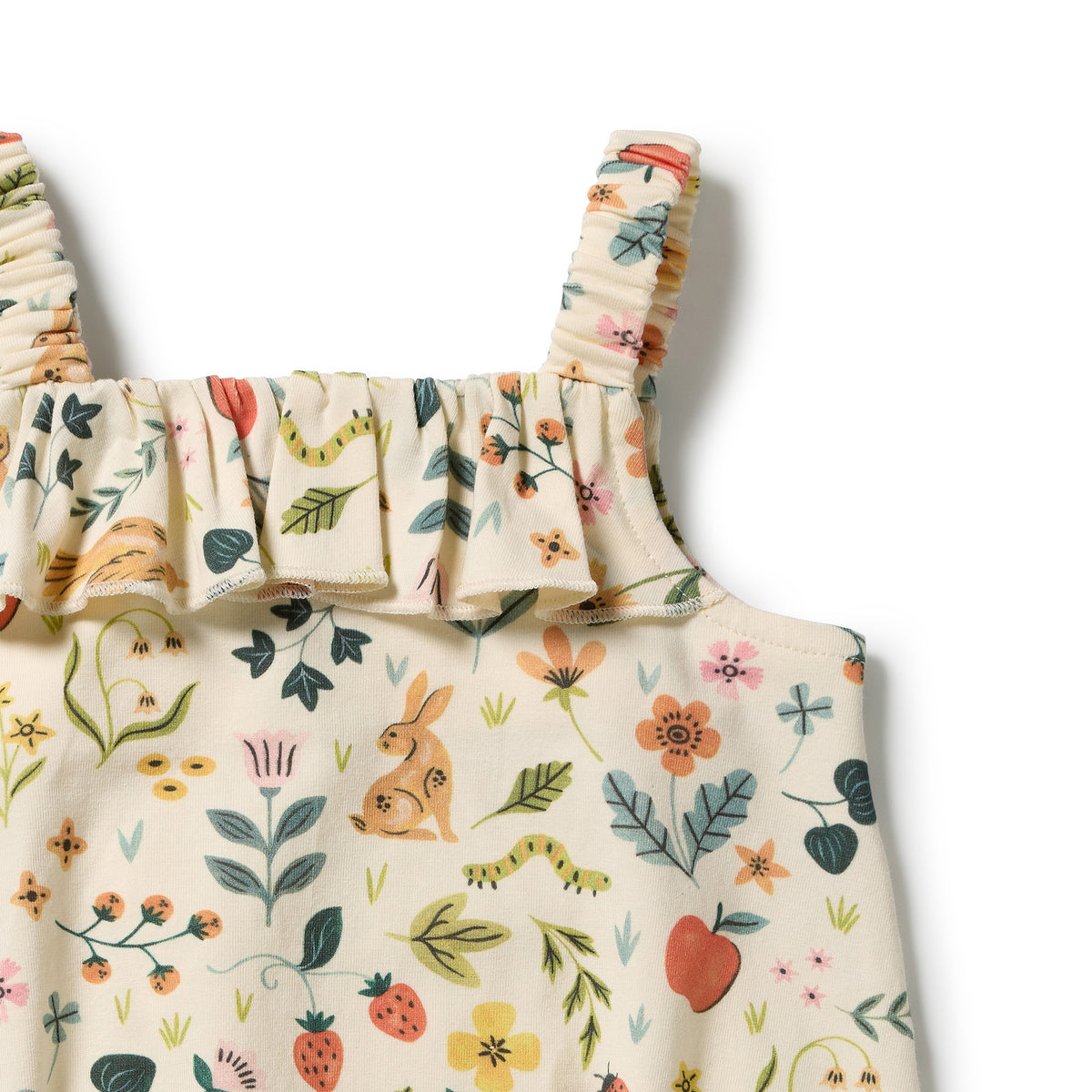 Wilson & Frenchy Organic Playsuit Summer Garden