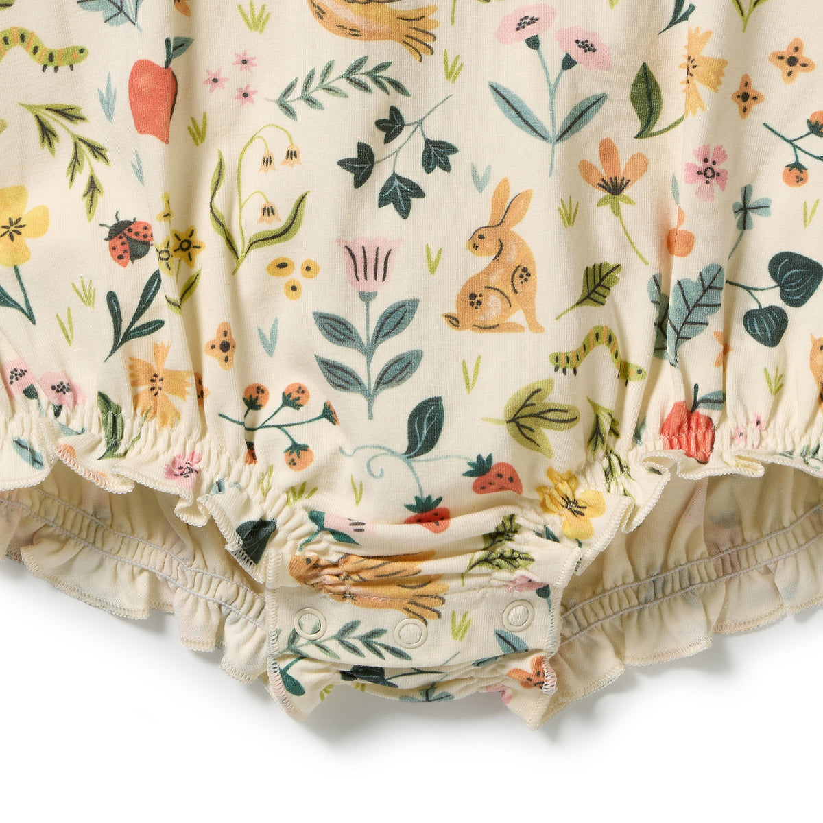 Wilson & Frenchy Organic Playsuit Summer Garden