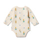 Wilson & Frenchy Organic Envelope Bodysuit Rainbow Mountains