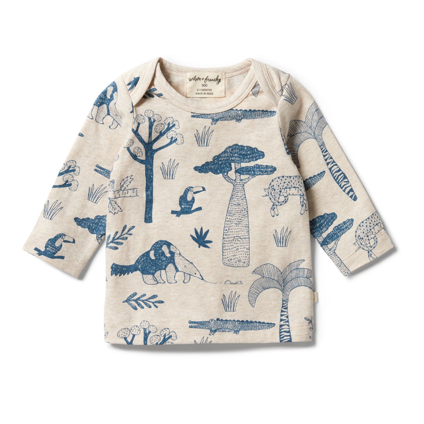 Wilson & Frenchy Organic Envelope Top Jungle Mania