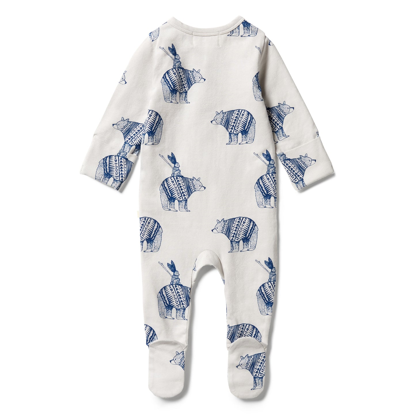 Wilson & Frenchy Organic Zipsuit with Feet Little Adventures