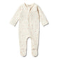 Wilson & Frenchy Organic Zipsuit with Feet Little Blossom