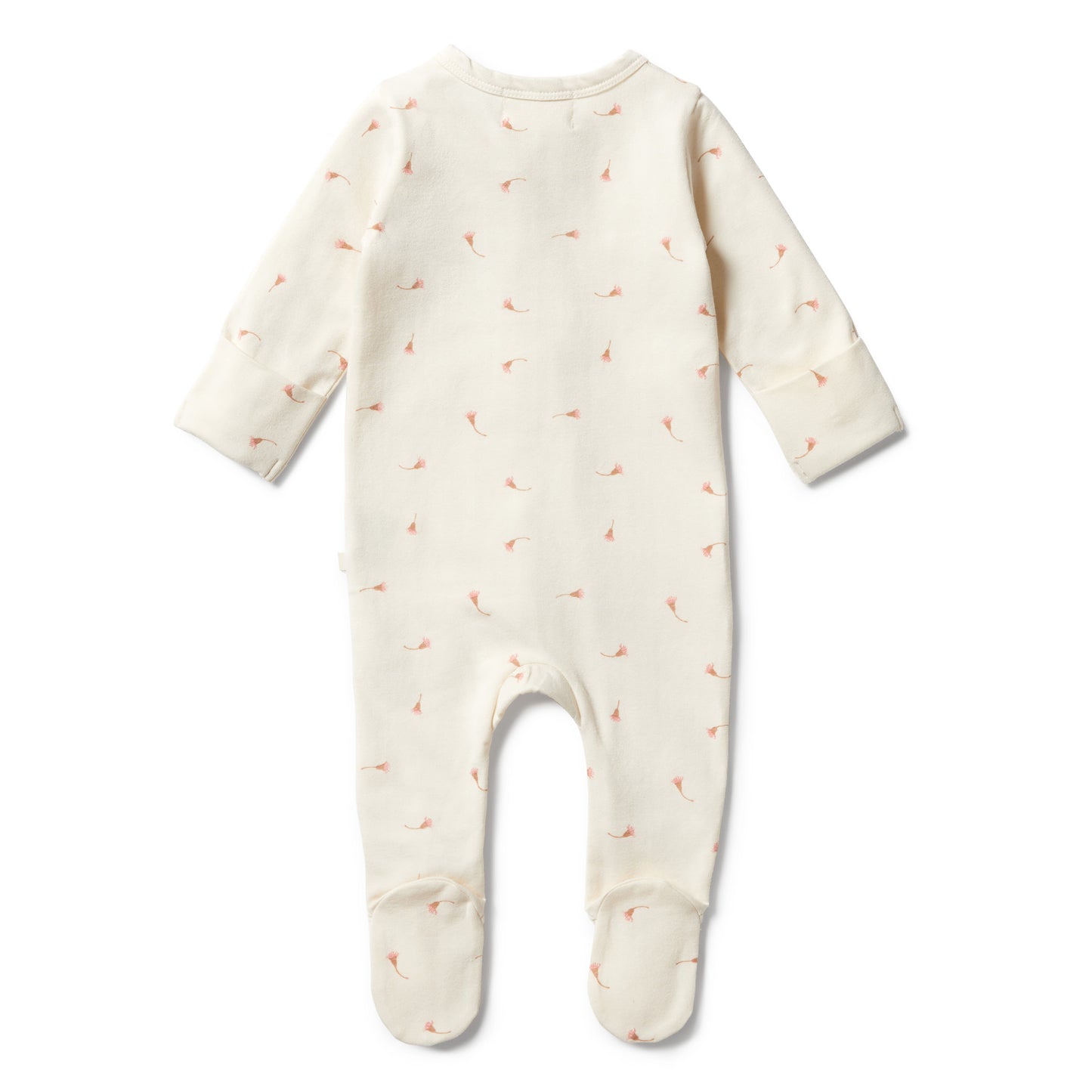 Wilson & Frenchy Organic Zipsuit with Feet Little Blossom