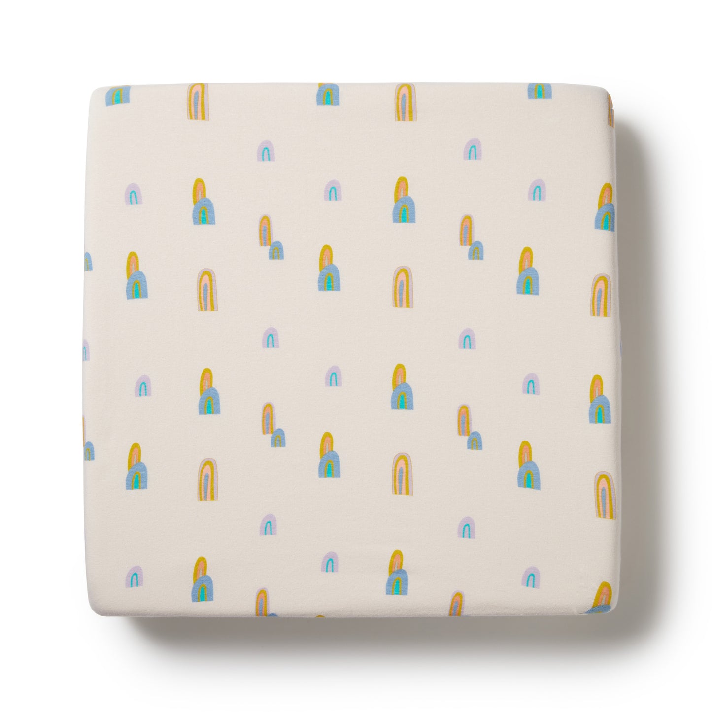Wilson & Frenchy Organic Cot Sheet Rainbow Mountains