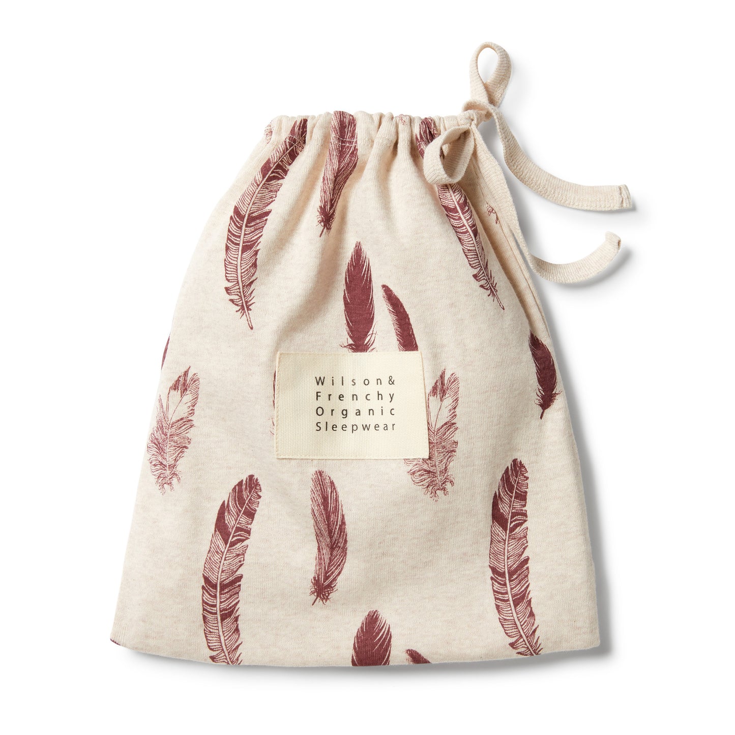 Wilson & Frenchy Organic Long Sleeve Pyjamas Falling Feathers