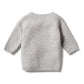 Wilson & Frenchy Knitted Kimono Cardigan Glacier Grey Fleck
