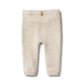 Wilson & Frenchy Knitted Ottoman Legging Oatmeal Melange
