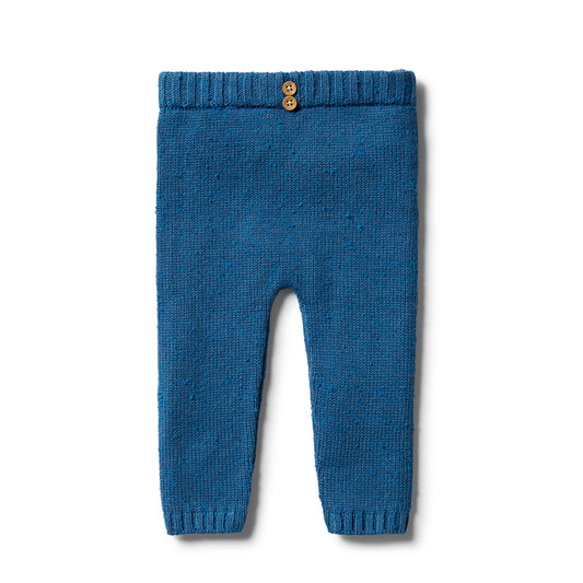 Wilson & Frenchy Knitted Legging Denim Fleck