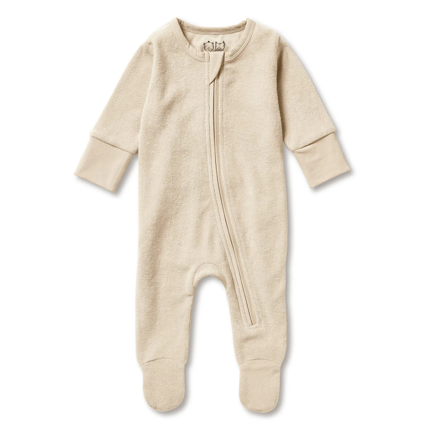 Wilson & Frenchy Organic Terry Zipsuit Clay