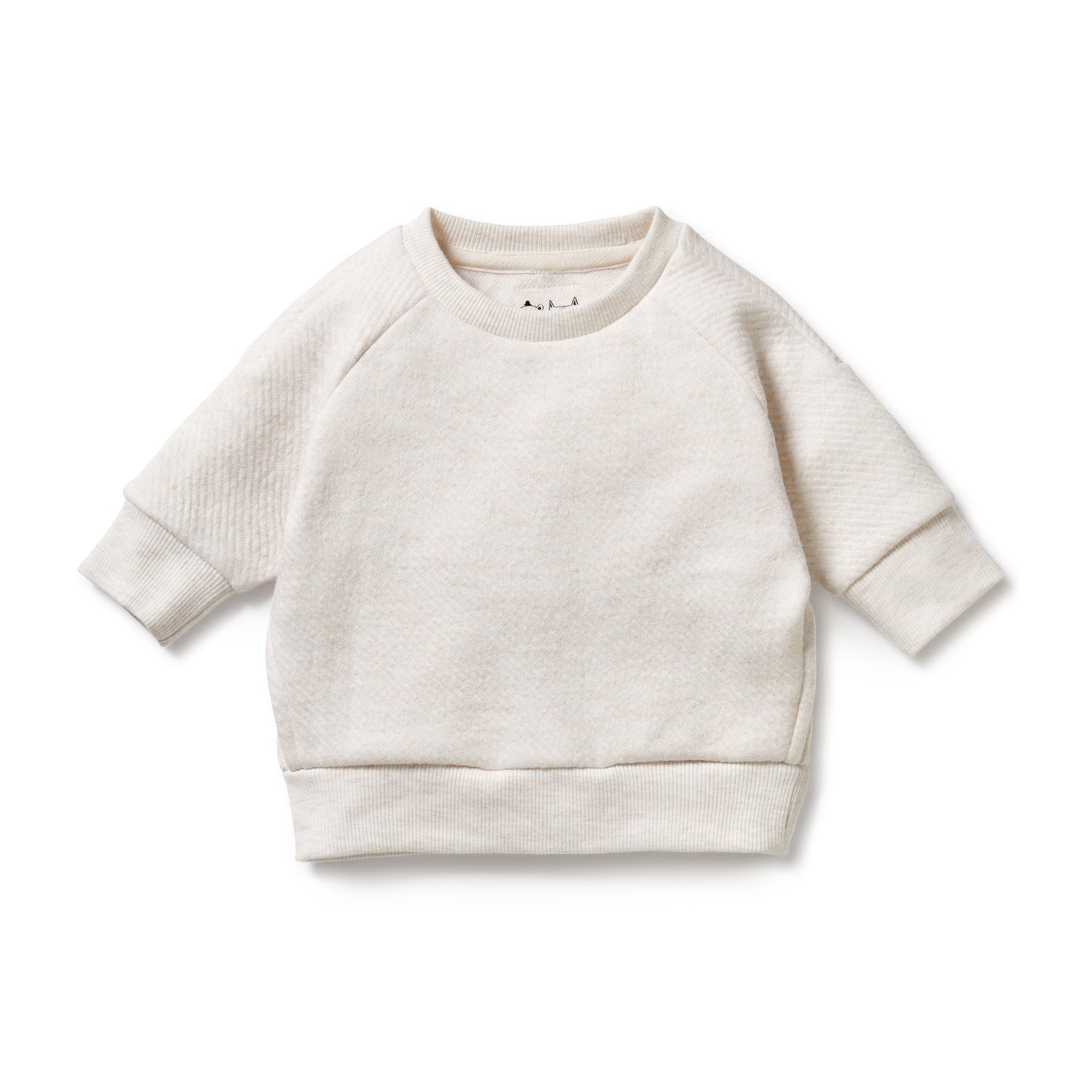 Wilson & Frenchy Organic Quilted Sweat Oatmeal