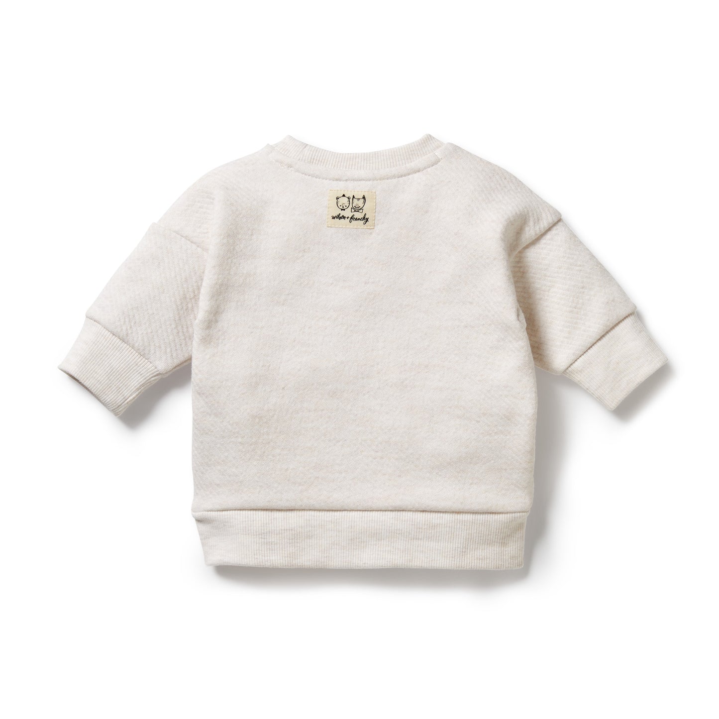 Wilson & Frenchy Organic Quilted Sweat Oatmeal