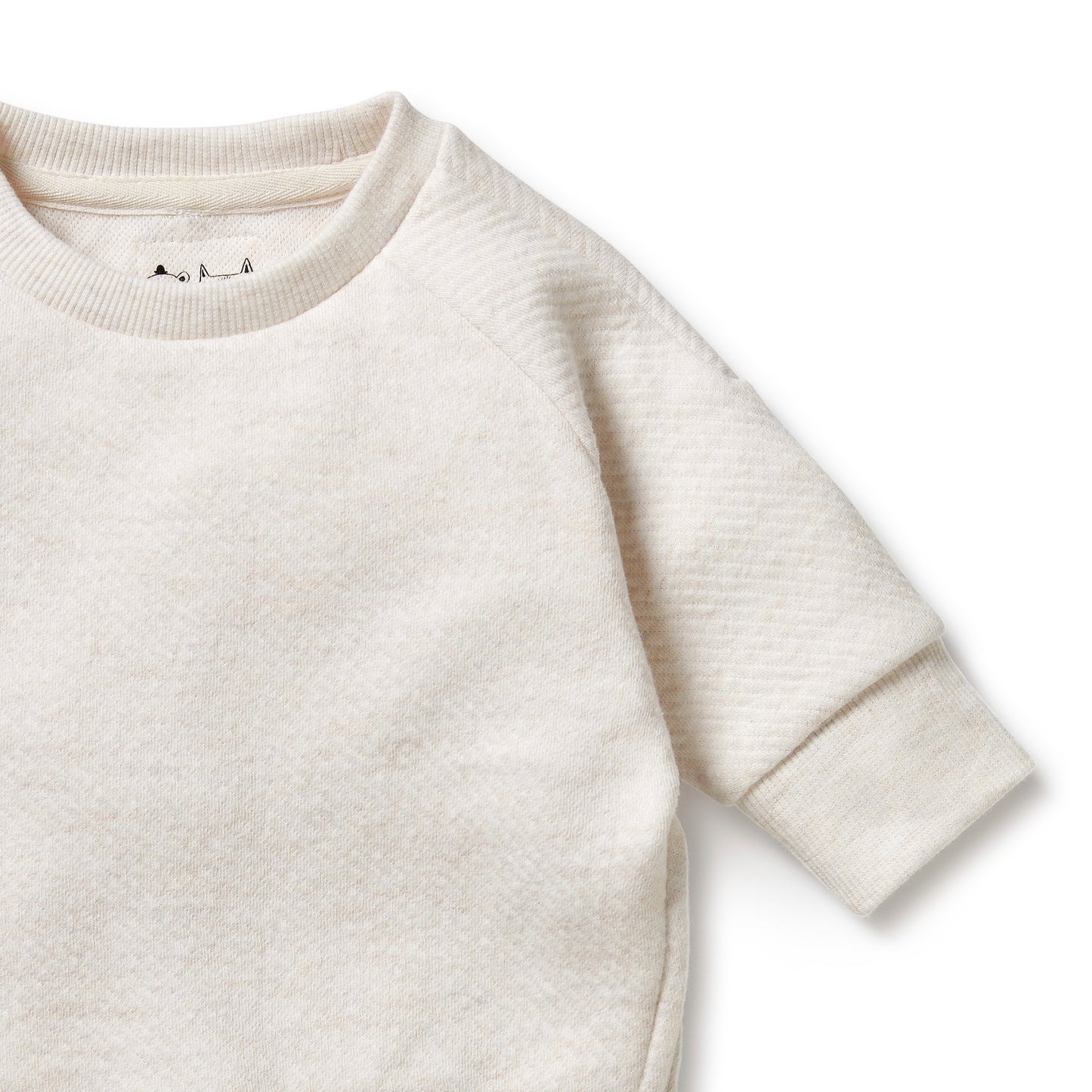 Wilson & Frenchy Organic Quilted Sweat Oatmeal