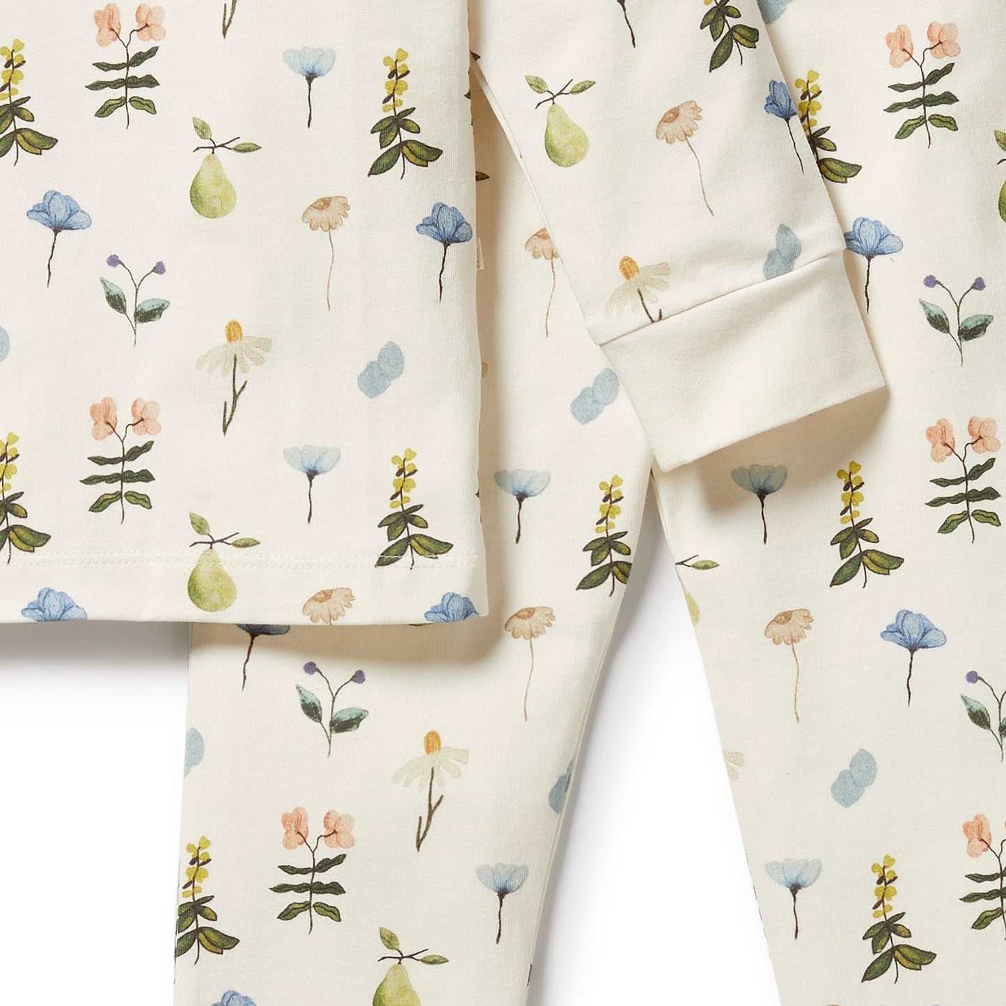 Wilson & Frenchy Organic Long Sleeved Pyjamas Petit Garden