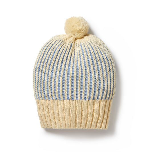 Wilson & Frenchy Knitted Ribbed Hat Dew