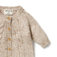 Wilson & Frenchy Knitted Cable Growsuit Almond Fleck