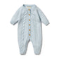 Wilson & Frenchy Knitted Cable Growsuit Bluebell