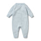 Wilson & Frenchy Knitted Cable Growsuit Bluebell